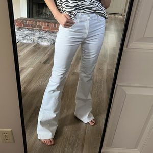 Joe’s Jeans White Flares